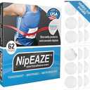 NipEaze  4pack Value  The Original Transparent Nip Protector  Nipple Chafing Prevention; 62 pairs