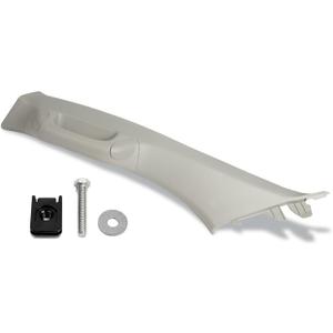 Driver Side A-Pillar Grab Handle Kit Compatible with Toyota Tundra 2007-2021 & Sequoia 2008-2022, Front Left Pillar Garnish Trim Panel, Replaces 62220-0C050-B0 74610-0C082-B0, Light Gray