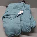 Teal Weighted Blanket for Adults 12lbs, 48"x72", Twin Full Size Cooling Heavy Throw Blanket for 110-130lbs, Microfiber Soft Thick Big Blankets Weighted Comforter Breathable Gift for Sleeping