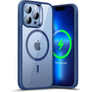 ESR Case for iPhone 13 Pro Max, Compatible with MagSafe, Classic Hybrid Magnetic Mobile Phone Case iPhone 13 Pro Max Case, Military Standard, Drop Protection, Scratch-Resistant Back, Clear Blue