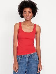 Tank Tops with Scoop Neck | Old Navy (XS, Red)