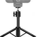 Webcam Tripod, EMEET Professional Webcam Mini Tripod, Adjustable Heights with 360 Swivel Head, Portable&Lightweight, Stable Use, Universal Compatible for Most Webcams/Phones/GoPros/Mirrorless Cameras