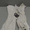 Linen Kitchen Curtains,20 Inch Length Light Filtering Sheer Short Cafe Window Curtains Tier, Pinch Pleated Small Kitchen Drapes for Windows,2 Panels,(24" W x 20" L Natural)