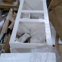 KOHLER Seer 60 Inch Bathroom Vanity Cabinet with White Double Sinks and Quartz Top, Modern Bathroom Vanity, White, K-33555-ASB-0