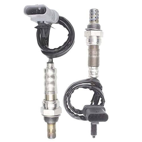 higherbro 2PCS Oxygen O2 Sensor 1 & 2 for 2014-2017 Buick Regal 2.0L; 2013-2015 Cadillac ATS 2.0L/2.5L Upstream + Downstream