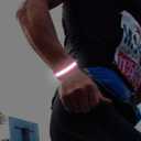 3 x 2 Pack Large Size Adjustable Running Reflective Vests, High Visibility Safety Reflective Gears and 2 Pack Reflective Gear Wristbands for Night Running, Biking,Hiking,Jogging and Dog Walking