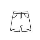men's cargo shorts black Size US 36