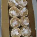 400 Pack 3 oz Kraft Paper Cups, Small Disposable Bathroom Cups, Mini Mouthwash Cups, Hot/Cold Drinking Cups for Bathroom, Parties, Picnics and Travel