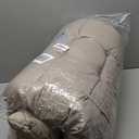 Outdoor Adirondack Chair Cushion, 50x21x4 Inch Rocking Chair Cushions, High Back Patio Soft Seat Pad with Ties, Indoor Outside Use, Fade-Resistant & Waterproof, Beige