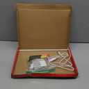 LED Drawing Board for Kids, Light Up LED Drawing Board with Colors, Magic Drawing Tablet with 2 Triangular Stand 7 Colored Pens Christmas & Birthday Gifts for Girls Boys(13.78X9.85in)