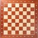 GSE Games & Sports Expert Professional Tournament Chess Board Only, Sapele & Maple Inlaid Chessboard, Chess Board for Beginners, Kids, Adults (Extra Large: 21.25" / Square: 2.25" Brown)