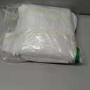 jinchan White Linen Textured Curtains 84 Inches Long 2 Panels Sets for Living Room Grommet Top Light Filtering Window Drapes for Bedroom