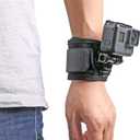 SUREWO Wrist Strap Mount Compatible with GoPro Hero 13/12/11/10/9/8/7//6/5 Black,DJI Osmo Action 5 pro/4/3,Insta 360 ONE R,AKASO/Campark and More