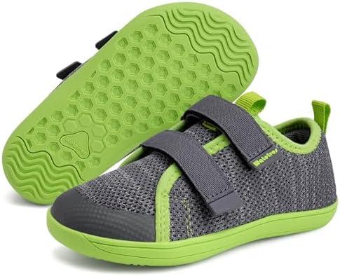 WateLves Toddler Little Kids Wide Barefoot Shoes The First Walking Shoes Girls Boys Breathable Zero Drop Minimalist Sneakers with Wide Toe Box Natural to Grow 26