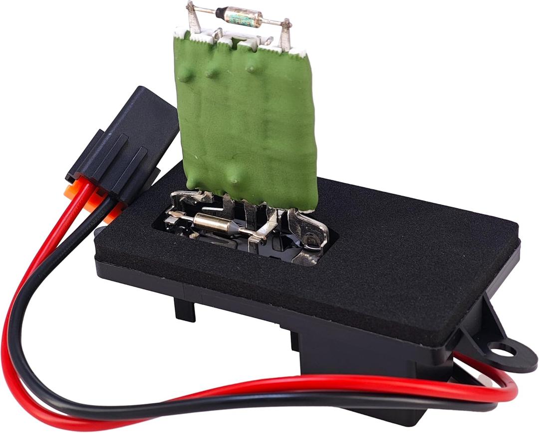 AITKEN HVAC Blower Motor Resistor Compatible with 1999-2006 Chevy Silverado/GMC Sierra 1500 2500 3500, 2000-2002 GMC Yukon (2 Holes Mounting Flange) Replaces# 973-004, 89018597, 22807122, 89019089