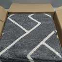 Kitchen Rugs Colorful Non Slip Kitchen Mats for Floor-Thick, Moroccan Style Kitchen Decor Floor Mat Runner Carpet for Hallways Entryway Laundry Room Washable(24"x35",Grey)