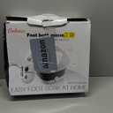 Collapsible Foot Spa Bath with Heat,Foot Massager with Two Side Supports,Leakage Protector,Temperature Control,Bubbles,Red Light,Timer,Feet Spa Tub,Feet Soaker,Gifts (Black)