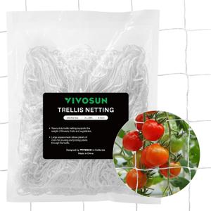 VIVOSUN Trellis Netting Heavy-duty Polyester 5'x30' 1 Pack (5'x30' - 6''square mesh)