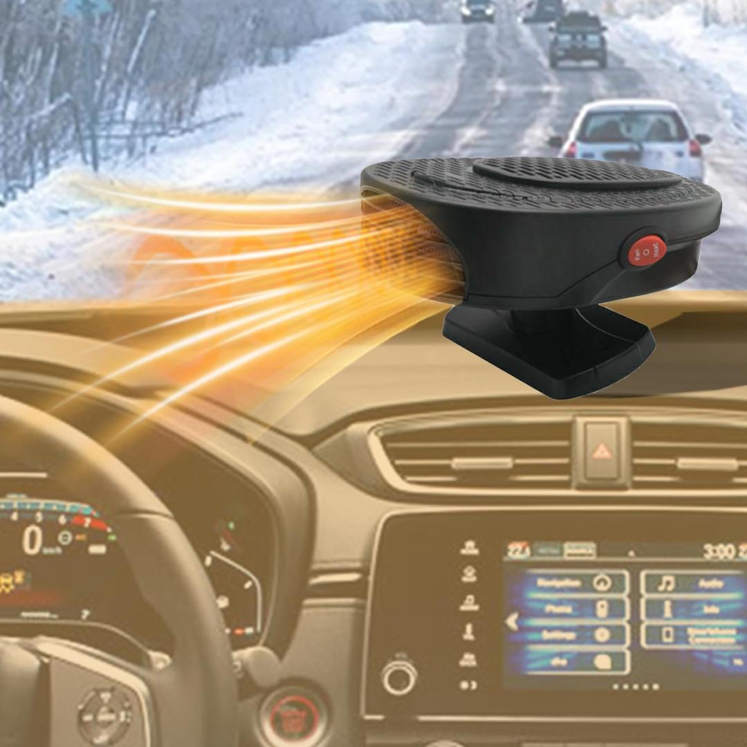 Car Heater Windshield Defroster and Defogger,12V Car Heaters for Vehicle,Portable Defrost Device Car Demister That Plugs into Cigarette Lighter for Car (N2166)