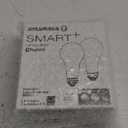 SYLVANIA Bluetooth Mesh LED Smart Light Bulb, One Touch Set Up, A19 60W Equivalent, E26, RGBW Full Color & Adjustable White, Works with Alexa Only - 2 Count (Pack of 1) (75760)