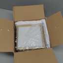 Treela Pressed Flowers Glass Frames 6 x 6 Inch, Hanging Double Glass Picture Frame Clear Square Floating Frames with Chains Graduation Wedding Gift for Dried Plant Specimen Gallery(Gold,4 Pieces)