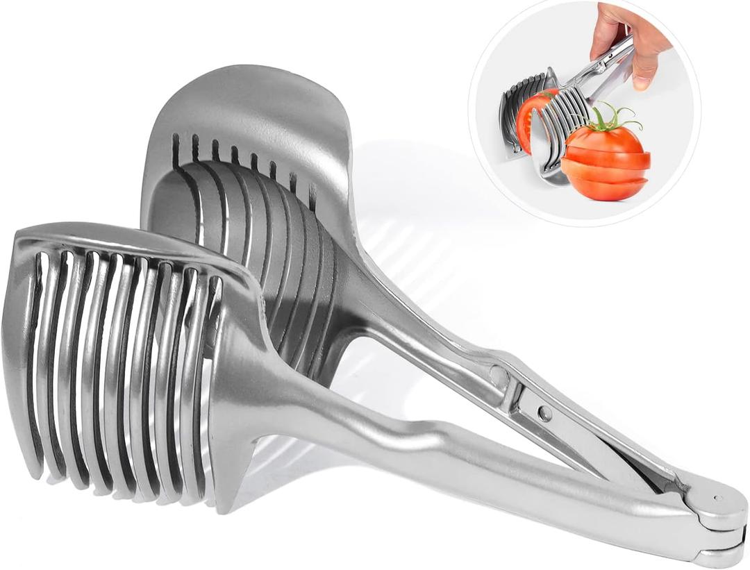 Tomato Slicer Lemon Cutter, Multipurpose Tools for Soft Skin Fruits And Vegetables, Home Made Food & Drinks Decoration