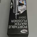 Water Flossers for Teeth-Rechargeable Water Flosser Cordless, 3 Modes Oral Irrigador Dental, IPX7 Waterproof Portable Electric Flosser for Teeth, Gums, Braces Care, for Home and Travel(Black)