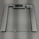 Taylor Digital Bathroom Scale, Glass with Silver Metallic Accents