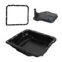 Transmission Oil Pan with Gasket, Drain Plug & Transmission Filter, for 4L60E, for Chevy Avalanche Tahoe Suburban Silverado Express 1500 2500, for GMC Canyon Yukon Sierra 1500, #OE 265-811