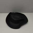 Vintage Western Cowboy Hat for Men Women - Wide Brim Cowgirl Fedora Hats with Braided Rope Band M