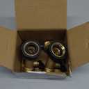 2 Way Brass Hose Splitter, 3/4" Brass Hose Connectors, Y Connector Garden Hose Adapter Connector, 2 Pack