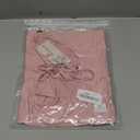 Miselon Women Cold Shoulder O-Neck Short Sleeve Loose Fit Summer Shirt Blouse Tops (Medium, Bisque)