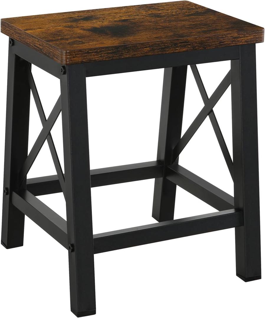 YINMIT Step Stools for Adults and Kids, Wooden Small Step Stool with Non-Slip Feet, Rectangular Stepping Stool for High Bed, Using for Bedroom, Kitchen and Living Room, Hold Up to 500 lbs (13 Inch)