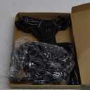 PoyPet Dog Harness and Leash Combo, Escape Proof No Pull Vest Harness, with 5 Feet Leash, Reflective Adjustable Soft Padded Pet Harness with Handle for Small to Large Dogs(Black,M)