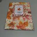 Softalker Fall Placemats Set of 6, 12 x 18 Inch, Printed Thanksgiving Maple Leaf Linen Table Mats, Seasonal Autumn Holiday Table Decorations for Kitchen, Dining, Party Decor