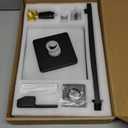 Matte Black Shower Faucet Set, Single Function Shower Trim Kit with Rough-in Valve, Square Rain Shower Head System Included Extra Long Shower Arm for Bathroom