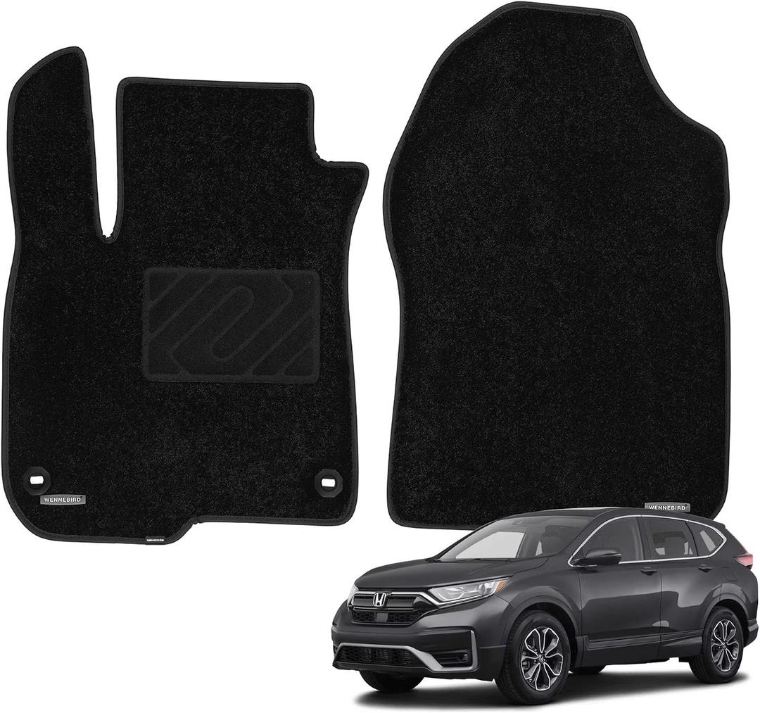 WENNEBIRD Front Carpet Floor Mats for Honda CR-V 2017-2022, 2Pc