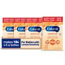 Enfamil Sensitive Baby Formula with DHA, Iron & Prebiotics to help support Brain & Immune Support. Lactose Sensitivity Infant Formula Inspired by Breast Milk, Non-GMO, Powder Refill Box, 117.6 Oz, Pack of 4  Best By: 10/01/2025