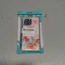 for iPhone 15 Pro Max Case [Compatible with Magsafe],Girls Women Clear Magnetic Case Silicone Shockproof Protective Cover with Pattern Hibiscus Bubbles