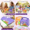 TryDrem 30 Pack Easter Treat Box, 6.5 x 3.5 x 4.8 Inch Candy Boxes with Handle, for Easter Basket Stuffers Parties Supplies Easter Decorations