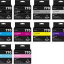 Remanufactured T770 770 Ink Cartridges P700 Ink Cartridge 10-Colors T770020 T770120 T770220 T770320 T770420 T770520 T770620 T770720 T770820 T770920 Replacement for SureColor P700 SC-P700 Printer Ink
