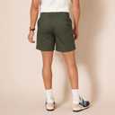 Amazon Essentials Mens Classic-Fit 7" Chino Shorts (29, Dark Olive)