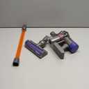 Casdon Dyson Cordless Vacuum Interactive & Officially Licensed Toy Dyson Vacuum For Children Aged 3+ Realistic Role-Play Fun, Purple and Orange