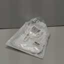 EEOST Adult Diaper Cover for Incontinence Noiseless LeakProtection Underwear Plastic Pants Over Diapers Waterproof Rubber Pants (White, 5XL)