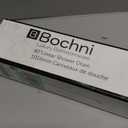 Bochni Linear Shower Drain 40" Matte Black 304 Stainless Steel | Fast Drainage | Tile Inserted | Stainless Floor Drain Grate | Hair Strainer | Drain Key | The Upgrade for Your Bathroom