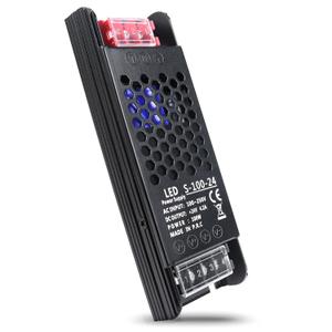 24V Power Supply, 4.2A 100W Universal Regulated Switching Power Supply Adapter, AC 100-250V to DC 24V Converter Transformer, LED Driver for Strip Lights, Lighting Fixture Project, Radio, Pump