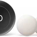 Google Nest Thermostat (4th Gen, 2024) with 2 Temperature Sensors (2nd Gen) - Polished Obsidian