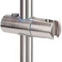 NearMoon Slide Bar with Height/Angle Adjustable Handheld Shower Holder, Bathroom SUS 304 Stainless Steel Head Holder for Bath (Screw Mounted, Brushed Nickel)