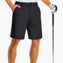 MAGCOMSEN Men's Golf Shorts 9 Inch Inseam Quick Dry Casual Shorts Stretch Hiking Dress Work Shorts with 4 Pockets Flat Front, 38