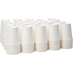 YEEHAW 8 oz 1000 Pack Disposable Paper Coffee Cups, White Hot Cups for Hot Coffee, Hot Liquid, Ideal for Cafes, Bistros, Businesses and Family